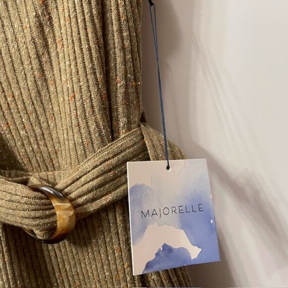 NWT Majorelle Luis Sleeveless Midi Dress Mocha Brown Size Small - Picture 12 of 16